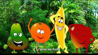 J'aime les fruits   alain le lait I like fruits( حصة الفواكه مدارس سيتي)