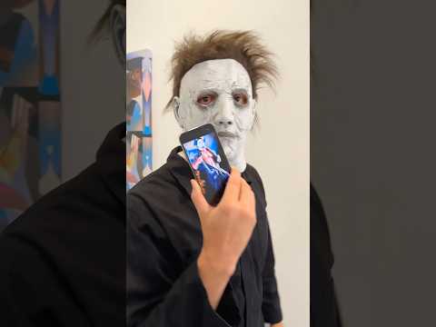 Michael Myers new speed unlocked 🏃‍♂️with ​⁠@merrickhanna 👻🤣