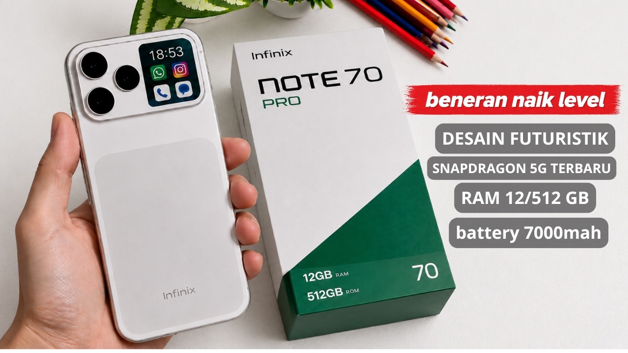 KEMBALI MENGGILA‼️INFINIX NOTE 70 PRO 5G BAWA INOVASI PALING NEKAT, SIAP NAIK TAHTA?