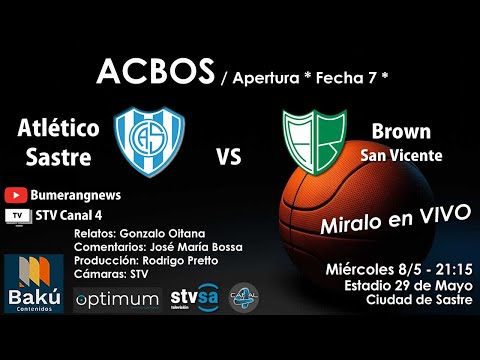 Atlético Sastre VS Brown San Vicente / Fecha 7 - Apertura del Oeste Santafesino