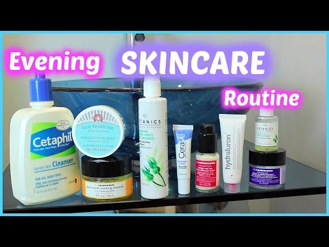 Evening Skincare Routine - summer 2015, nighttime