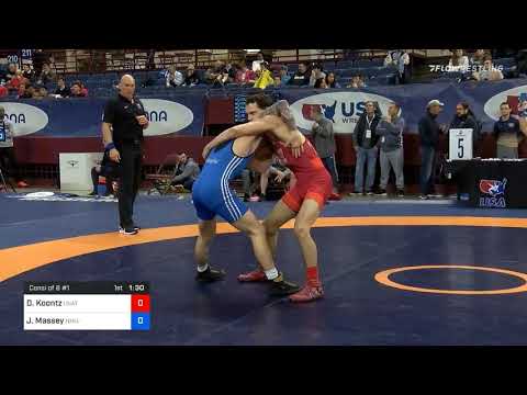 60 Kg Consolation Dylan Koontz Unattached Vs Jon Massey NMU OTS