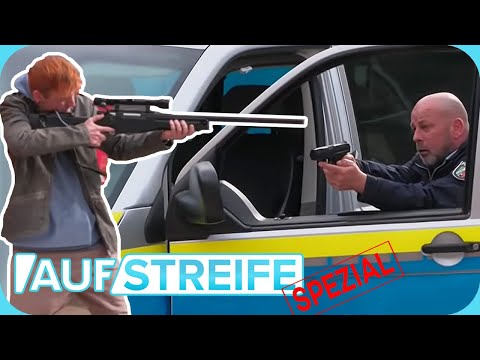 "Drop your weapon!" Man with a rifle opens fire! | On Patrol | SAT.1