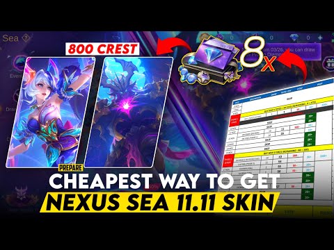 CHEAPEST WAY GET 1 LAYLA & THAMUZ 11.11 NEXUS SEA SKIN | 11.11 EVENT MLBB 2025