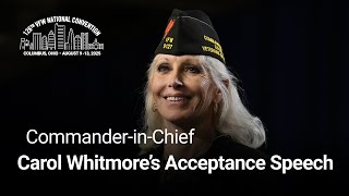 2025 VFW National Commander Carol Whitmore's Acceptance Speech