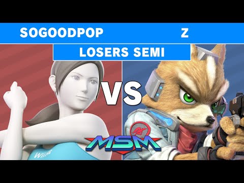 MSM Online 4 - Sogoodpop (Wii Fit Trainer) Vs Z (Fox) Losers Semi - Smash Ultimate