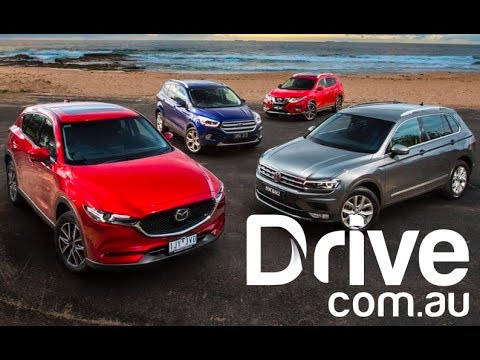2017 Mazda CX-5 v VW Tiguan v Nissan X-Trail v Ford Escape Comparison | Drive.com.au