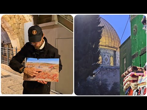 At the הכותל הקטן — the closest accessible place to the קודש הקודשים, located in הרובע הערבי.