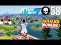 58 Elimination Solo Vs Squads Gameplay Wins (Fortnite Chapter 5 Season 2 PS4 Controller)