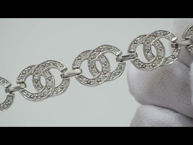 Серебряный браслет 122цф Видеообзор