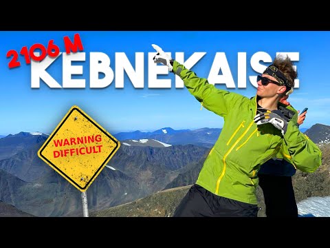 Bestiger Sveriges Högsta Berg Kebnekaise (2106m Höjd)