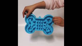 Bowl Food Feeder Anti Choke Slow Dog Healthy Soft Rubber for Alimentador Lento Pet Dog |iTrenDee.com