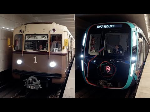 Парад поездов петербургского метрополитена