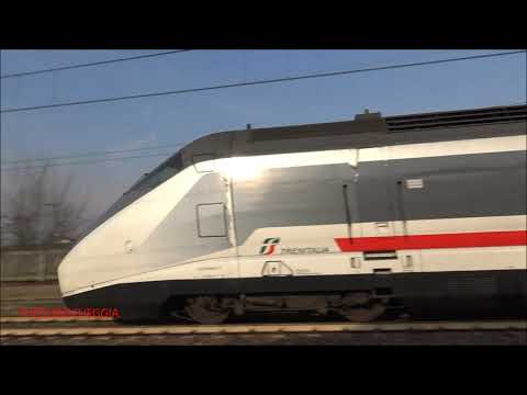 E.414 INTERCITY SUN IN TRANSITO VELOCE A PONTECURONE. (AL) SAB.  8 - 2 - 2020.