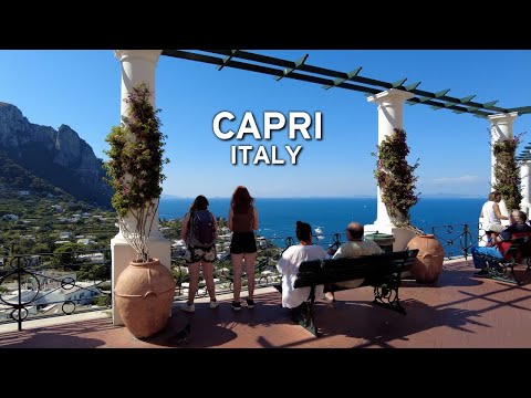 🇮🇹 Capri, Italy - September 2021 - Walking Town Center  [4K]
