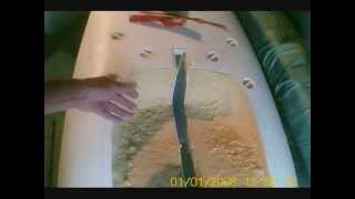 making a. Kyak. from old. Wind Surfing. board,  works great too..by petethewrist