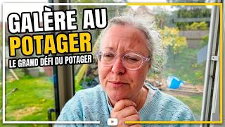 VLOG POTAGER : La tempête s'en mêle + Mon grand DÉSACCORD sur l'eau ! #maman #jardin #campagne