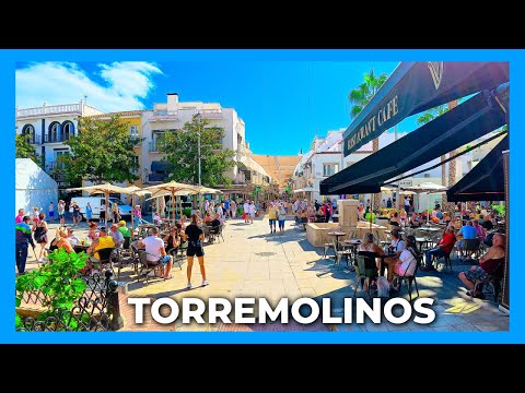 Torremolinos Spain | Town Center to Playamar Beach | 4K Walking Tour 2025