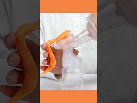 Manual breast pump conversion to bottle and storage bottle# breast pump#milk bottle