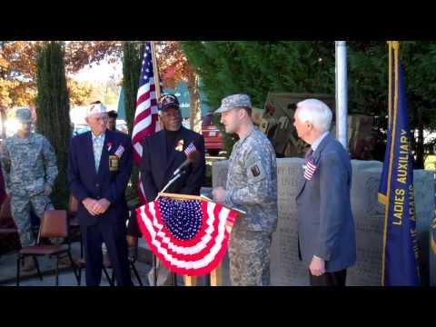Veterans Day Purple Heart Presentation