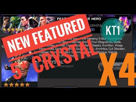 Featured 5 Star Crystal Opening X4!!! - Can We Pull Doctor Strange?
