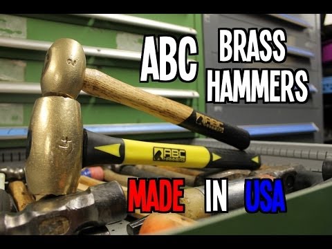 ABC Brass Hammers - MADE IN USA