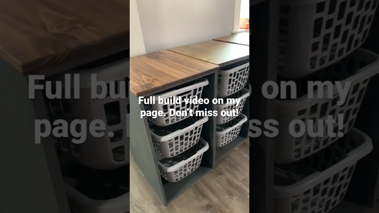 Fun little teaser for my laundry basket organizer! Selling them on Etsy #shorts