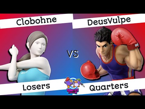 Bumpties Fightclub #16 Losers Quarters - Clobohne (Wii Fit Trainer) VS DeusVulpe (Little Mac)