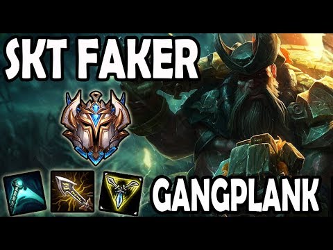 Faker Gangplank vs Qiyana [ MID ] Lol Korea High ELO