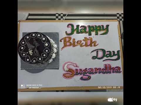 happy birthday Sugandha