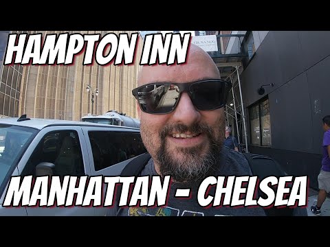PrimeTravels - Hampton Inn Chelsea Manhattan, New York City - Full Hotel and Room 2003 Tour & Review