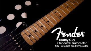Video thumbnail for Fender Buddy Guy Standard Stratocaster MN Polka Dot elektromos gitár by HangszerPláza