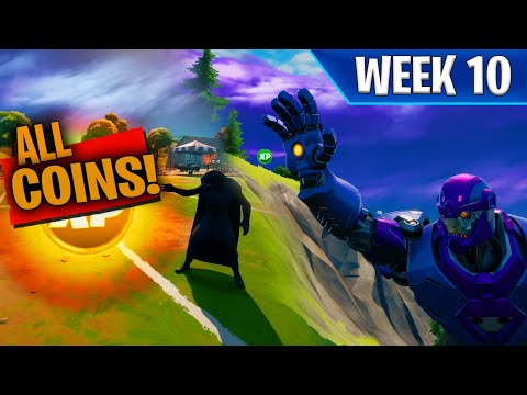 ALL *LEAKED* Week 10 XP Coin Locations! FULL GUIDE! (Season 4: Nexus War)
