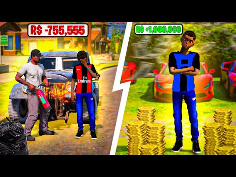 CRIANÇA RICA VS CRIANÇA POBRE INDO PARA ESCOLA NO GTA 5
