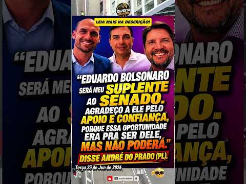 ? URGENTE! André do Prado faz revelação sobre Eduardo Bolsonaro e agita a corrida ao Senado ???