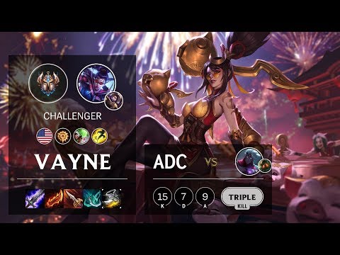 Vayne ADC vs Varus - NA Challenger Patch 10.9