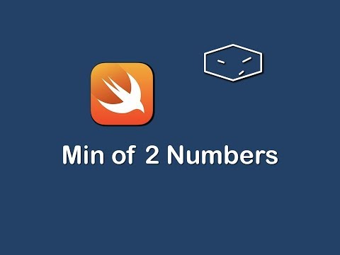min of 2 numbers in swift 3