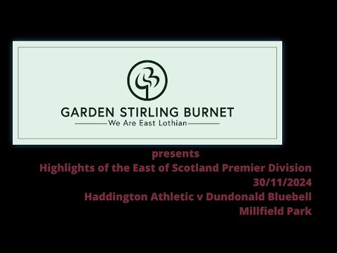 Haddington Athletic v Dundonald Bluebell - 30 11 2024