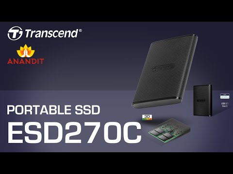Transcend 270C Portable SSD | ESD270C | USB Type-C Portable SSD | Storage | #transcend #ssd