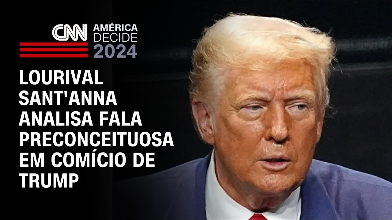 Lourival Sant'Anna analisa fala preconceituosa em comício de Trump | CNN PRIME TIME