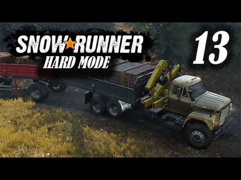 SnowRunner - Hard Mode - It's All A Pipe Dream - Episode 13