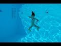 Carla Underwater Swimming Underwater In A 15 Feet Deep Pool