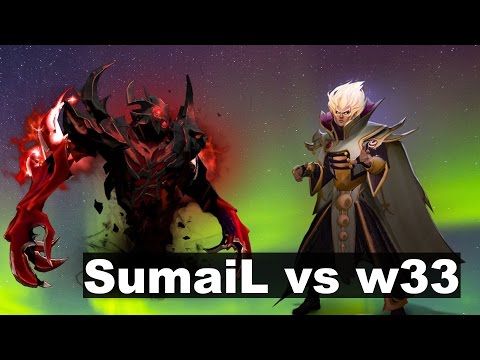 SumaiL Shadow Fiend vs w33 Invoker 7600+ Ranked Dota 2