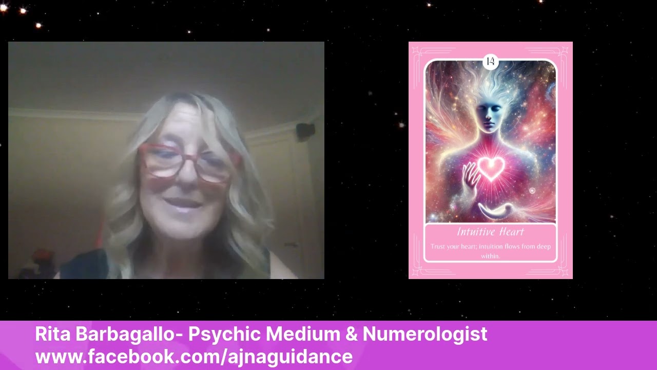 Card 14: Intuitive Heart - Rita Barbagallo | Psychic Medium & Numerologist