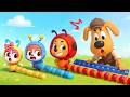 Hungry Caterpillar Adventure Follow Traffic Rules Safety Rules Cartoon Sheriff Labrador