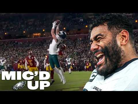 Jordan Mailata Mic'd Up in SPICY NFC East CHAMPIONSHIP WIN vs Commanders
