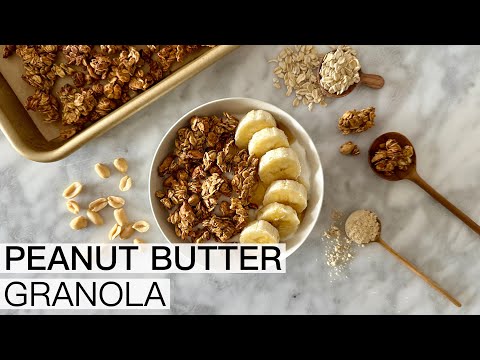 PEANUT BUTTER GRANOLA WITH PB2