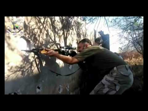 قنص عناصر النظام في الحواجز الشمالي لمدينة الرستن من قبل اللواء الأول مشاة في ريف حمص