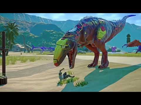 Spiderman, batman, joker, hulk, flash, brachiosaurus, color packs kill each other