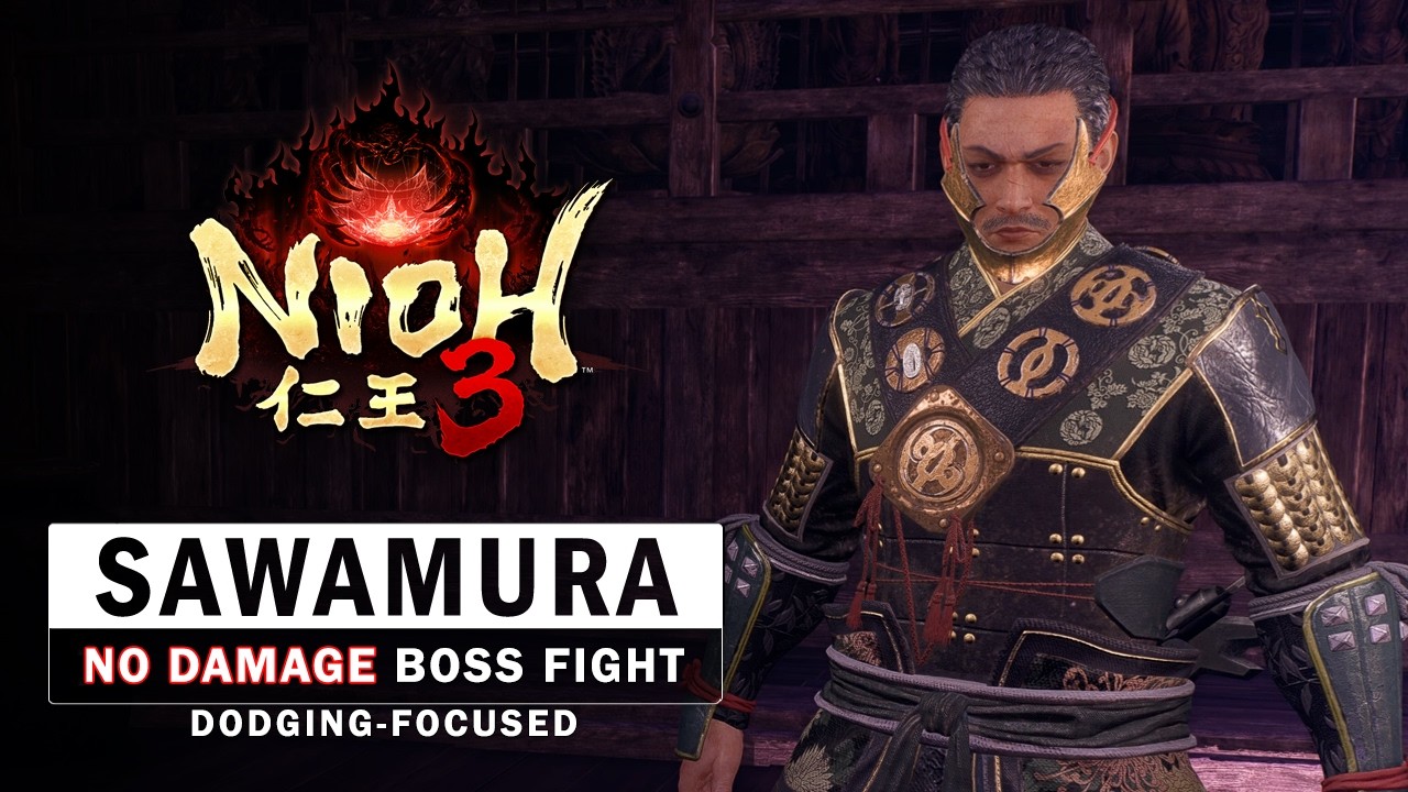 Nioh 3 - Sawamura Yasusuke Boss Fight (No Damage)